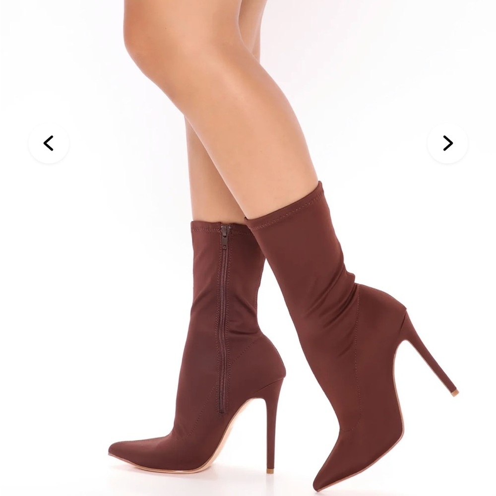 Brown Bootie - FashionNova SZ 9